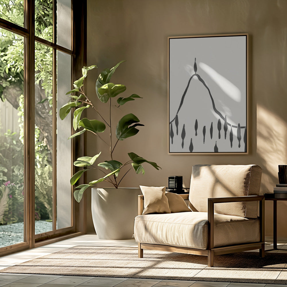 Minimal Line Landscape #2 | Poster