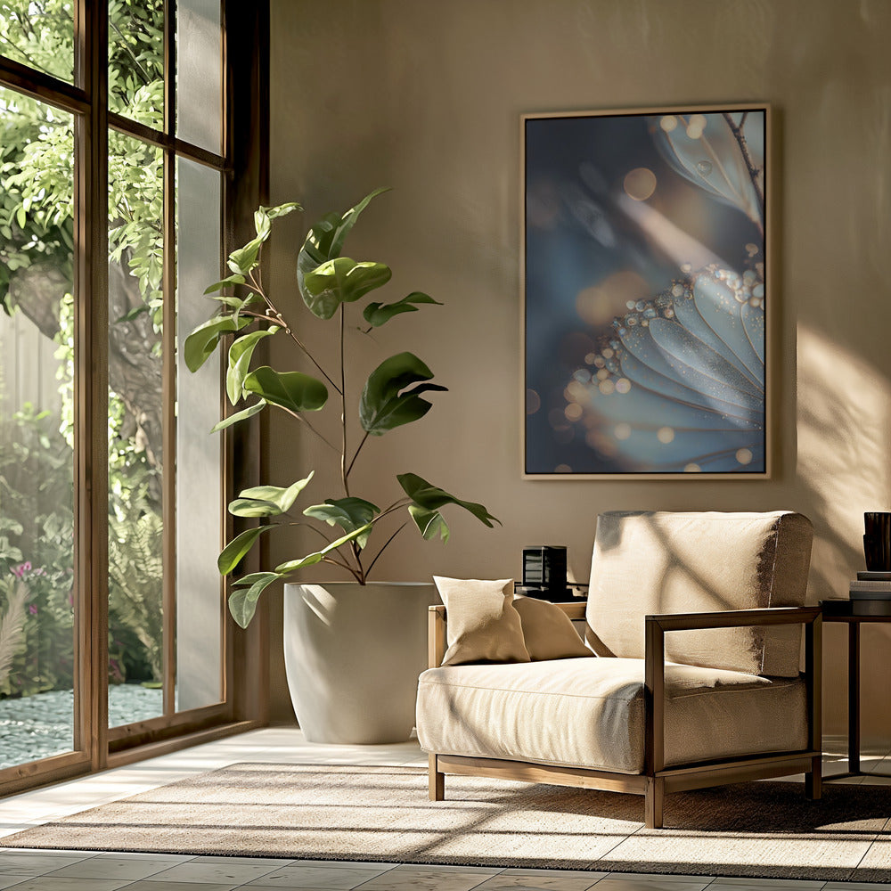 Dewy Petal Elegance | Poster