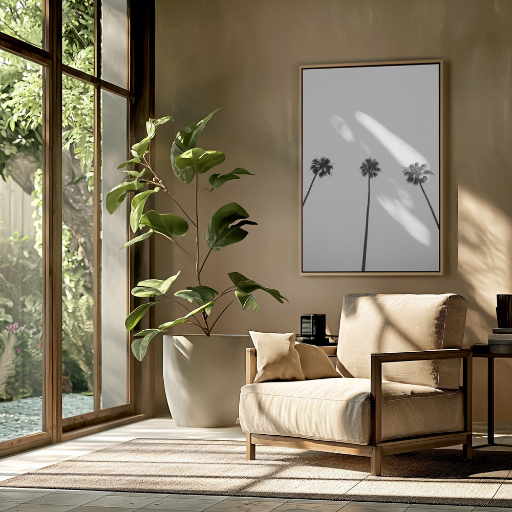 Skyward Palms Trio | Poster