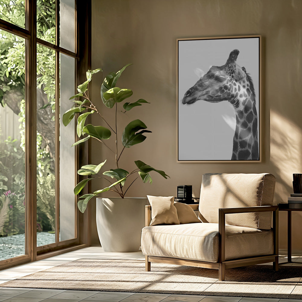 Intricate Patterns Of A Giraffe&#039;s Skin | Poster