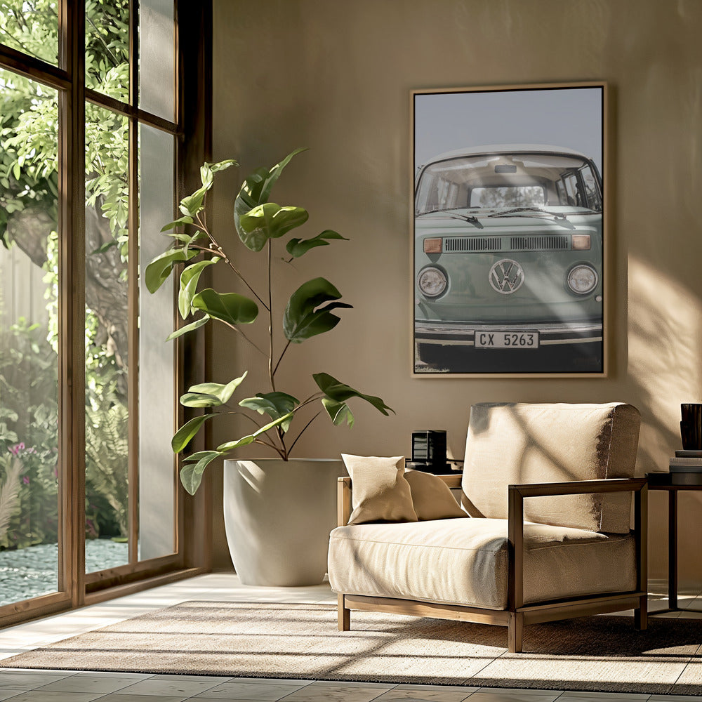 Classic Design In Soft Green Tones Cars | Poster