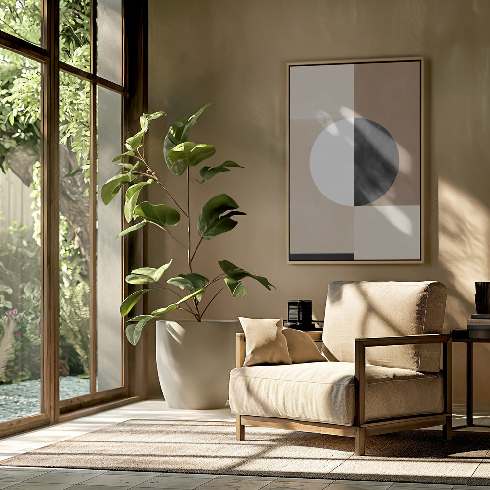 Geometric Shapes with a Central Circle | Poster