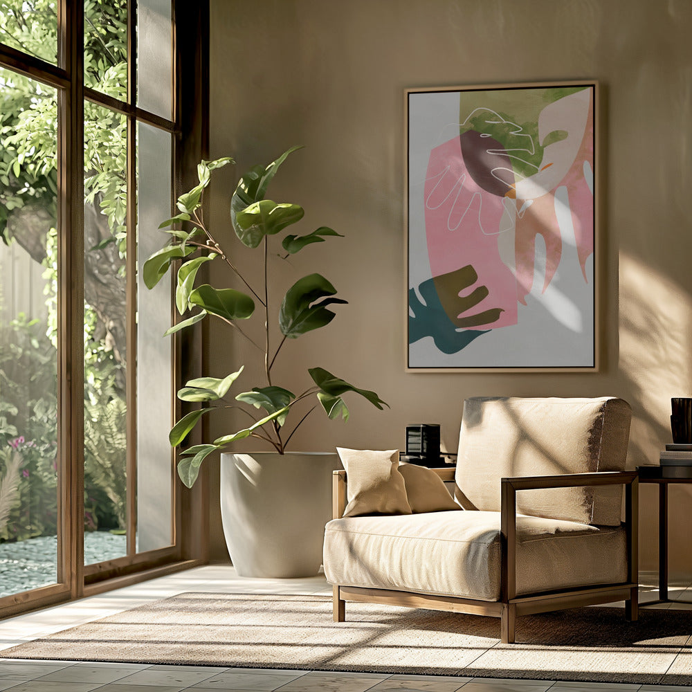 Leaves cut out | Poster