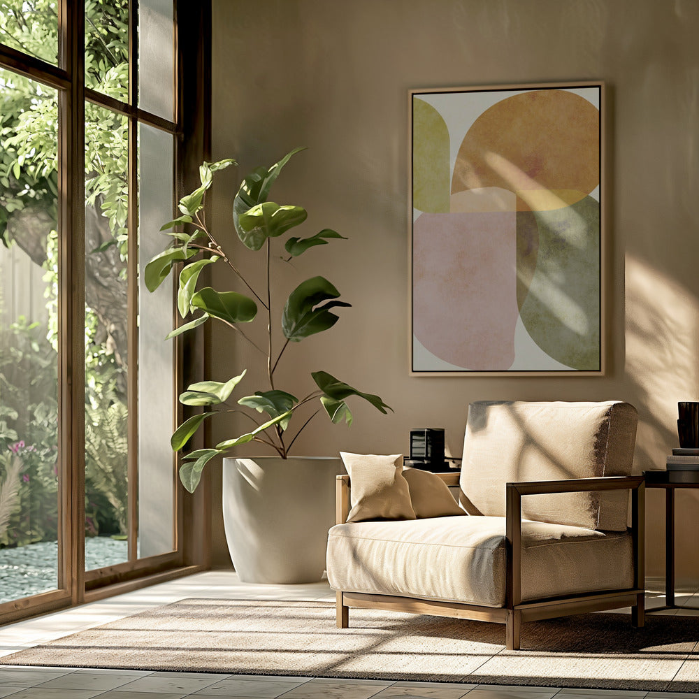 Aqua Shapes2 Kopie | Poster