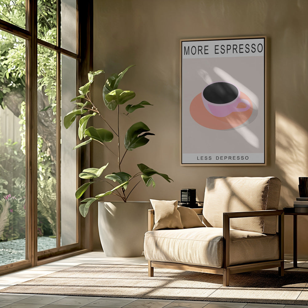 More Espresso Less Depresso | Poster