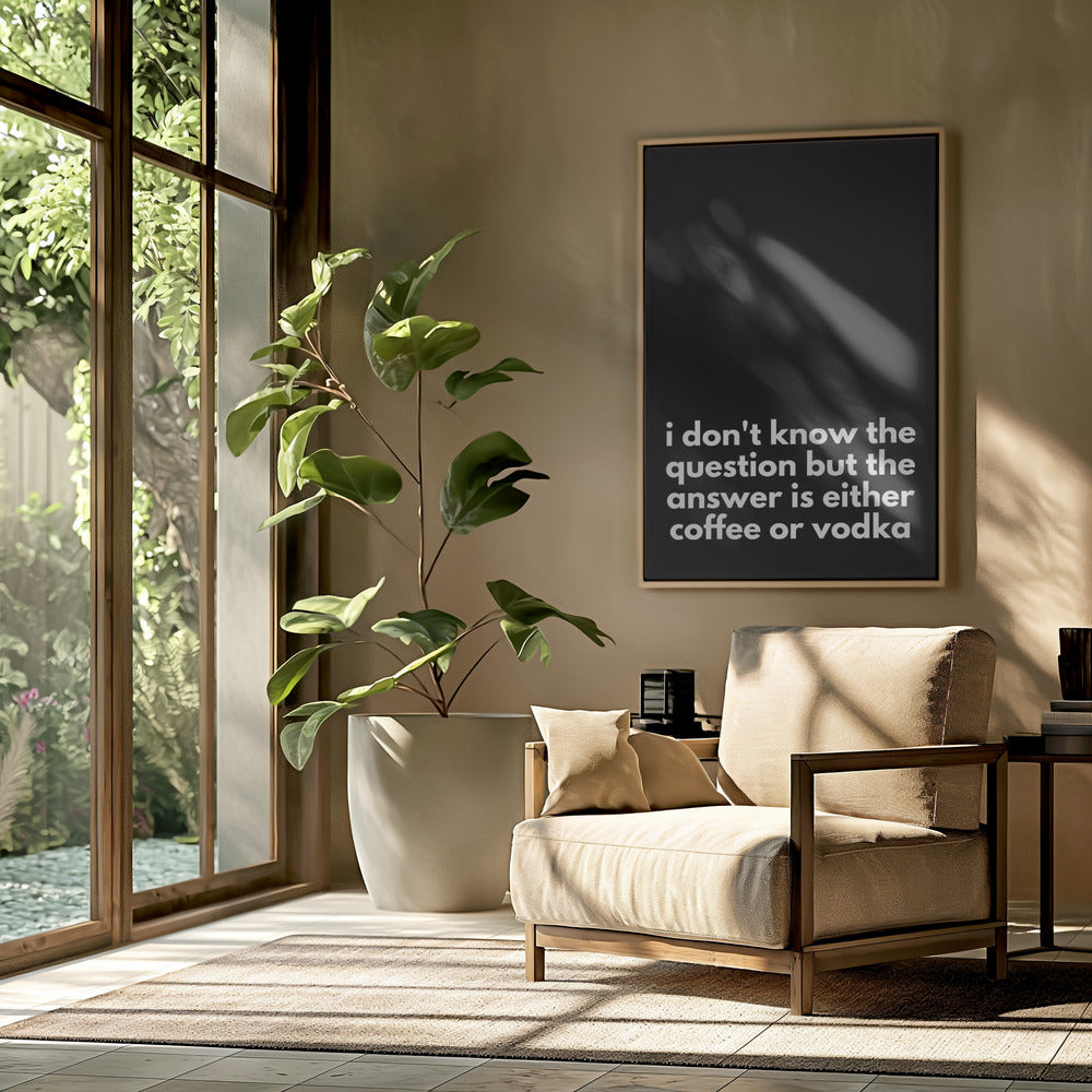 Coffee or Vodka Dilemma | Poster