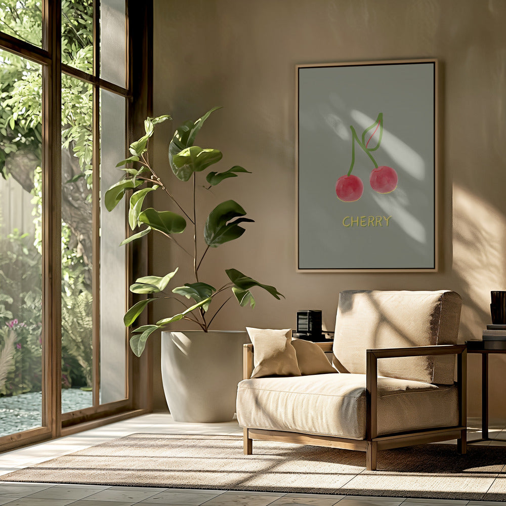Cherry in Green | Poster