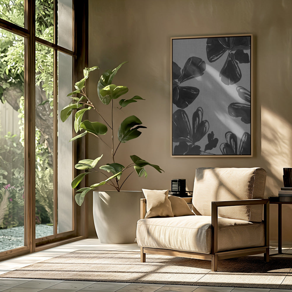 Black Floral 5 | Poster