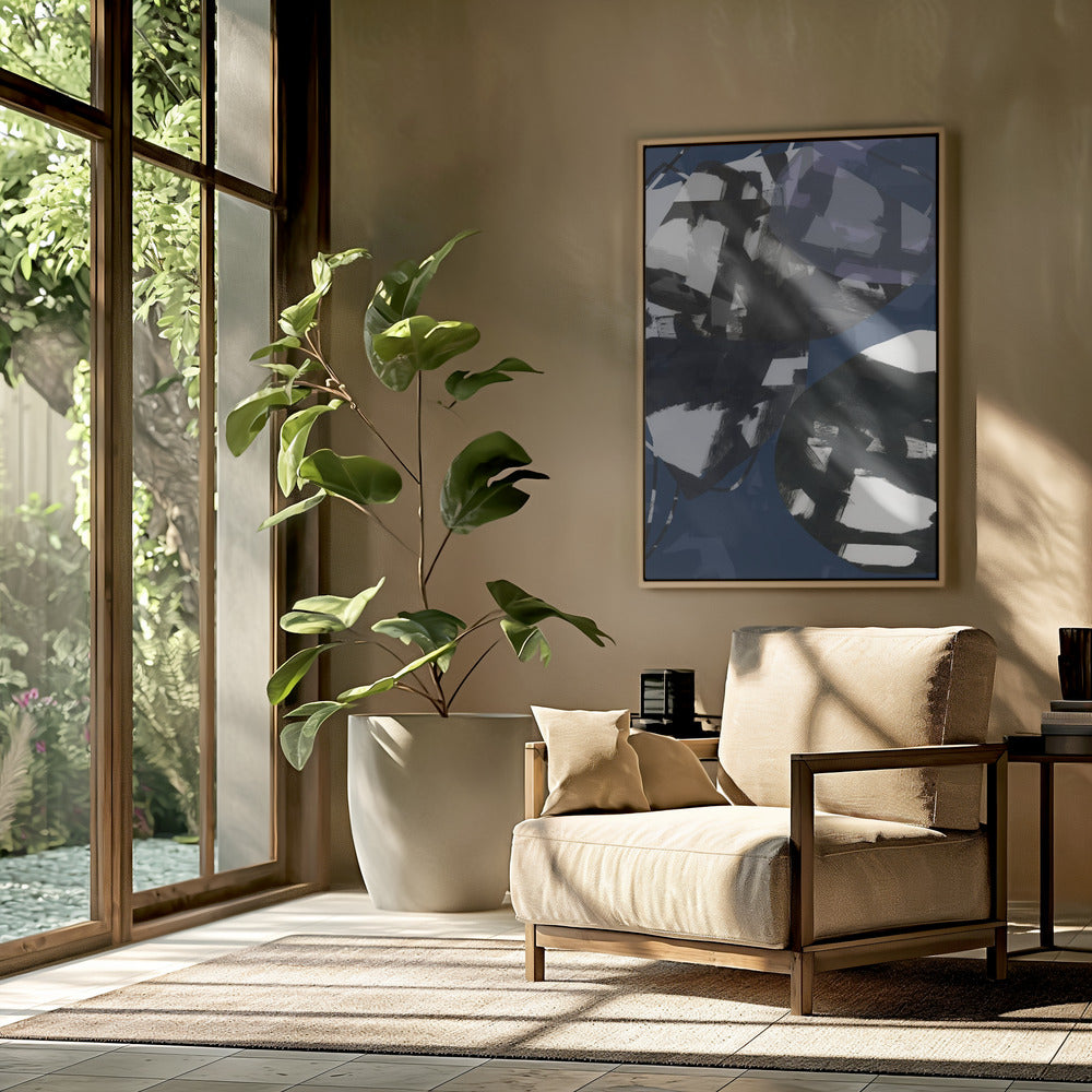 Dark Blue Beauty No3 | Poster