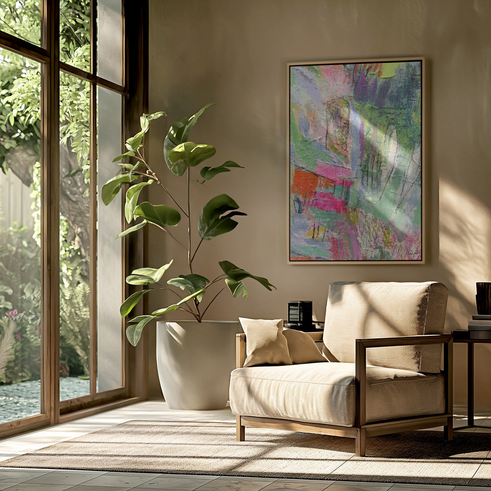 Vivid Abstract Neighborhood | Poster