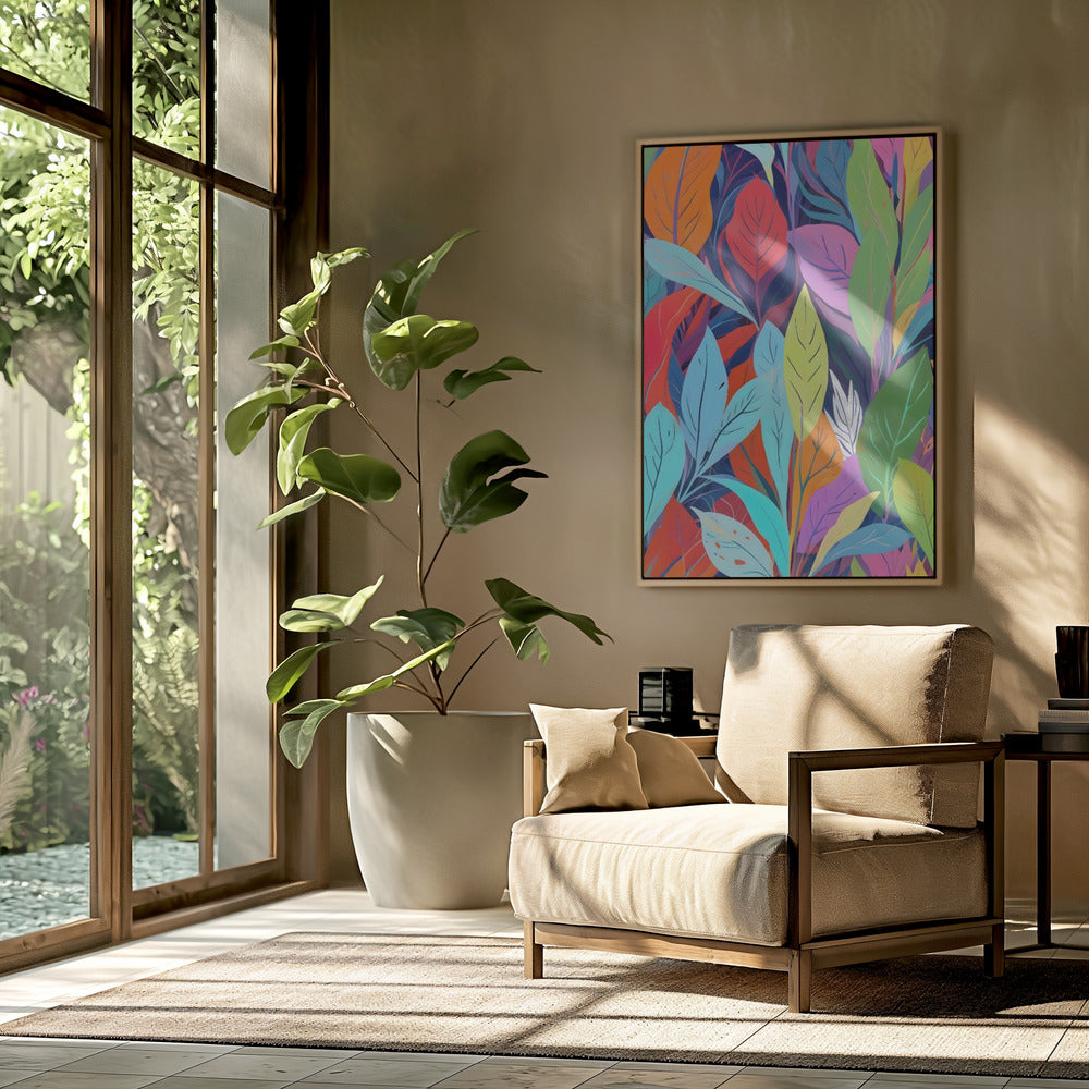 Colorful Leaves Forest | Poster