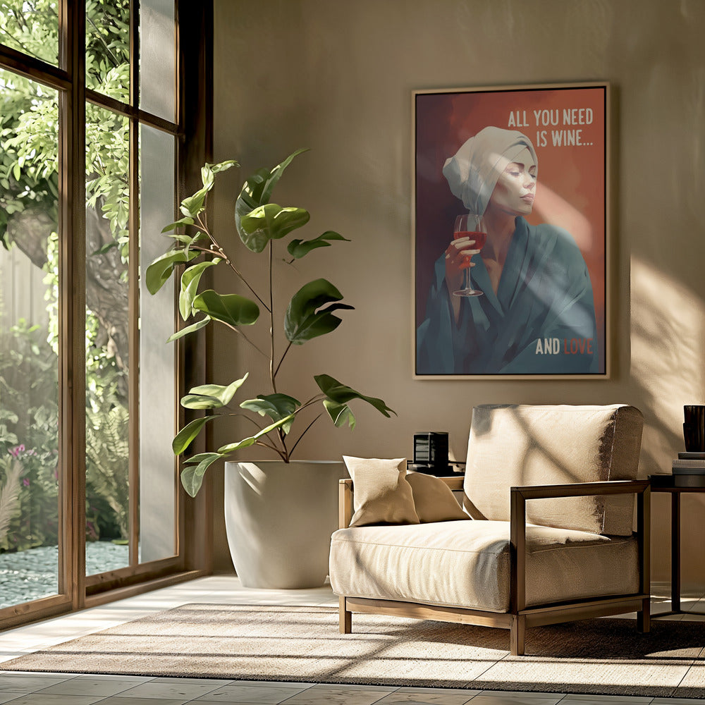 All You Need Is Wine | Poster
