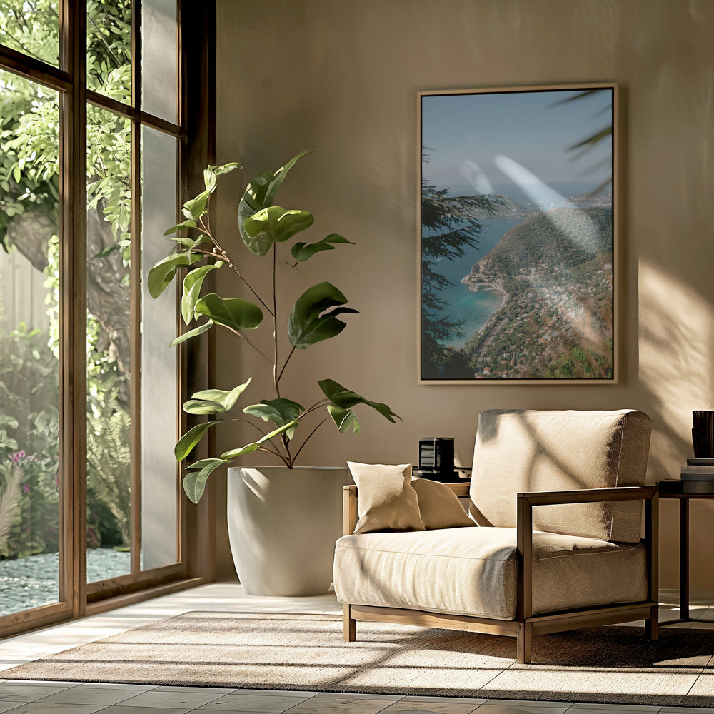 Green Hills And Turquoise Waters | Poster