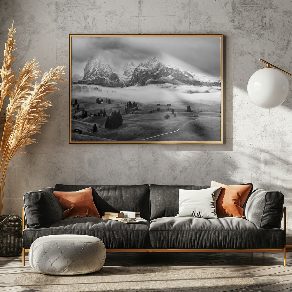 Foggy Dolomites | Canvas