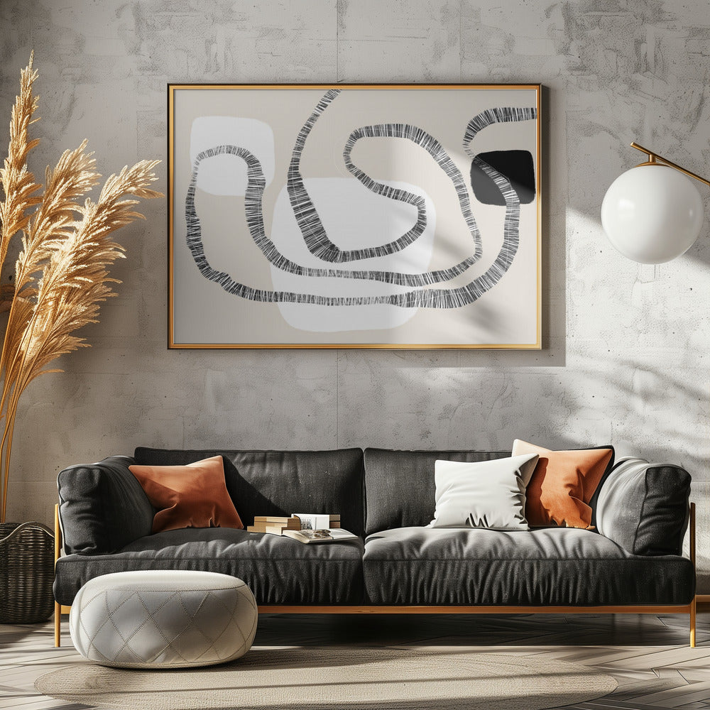 Bold Lines And Geometric Forms | Canvas