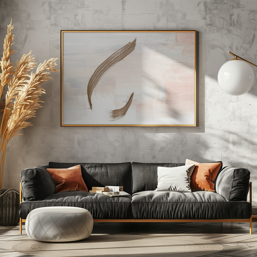 Gentle Brushstrokes in Earthy Tones | Canvas