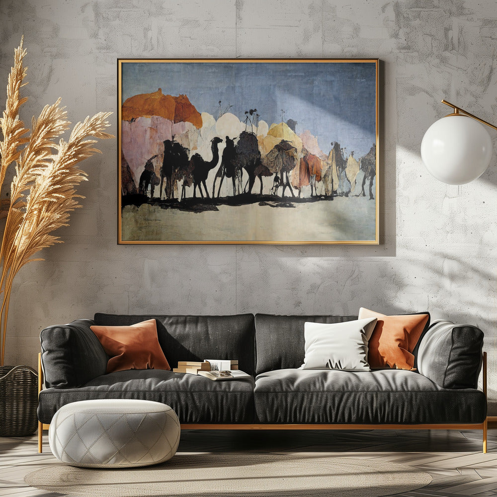 Desert Caravan Journey | Poster