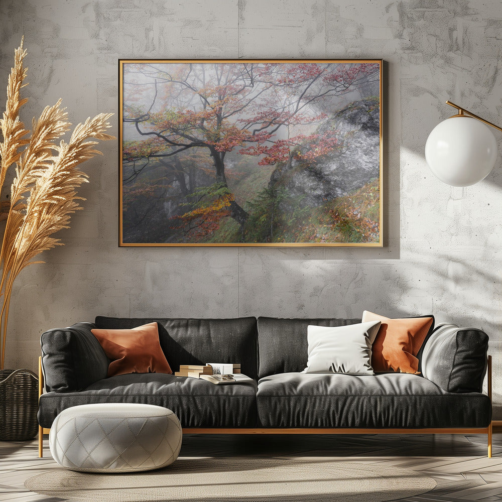 Foggy Woods | Canvas