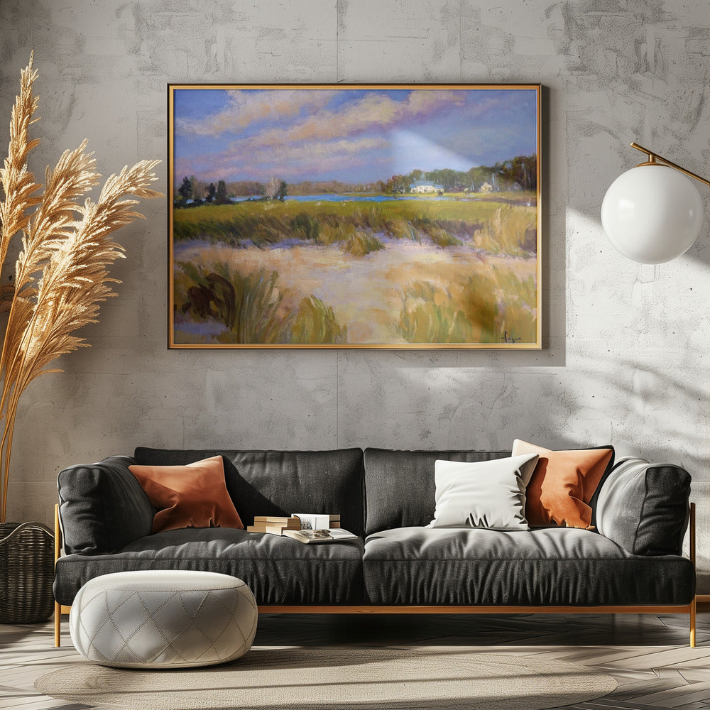 Serene Marshland View | Poster