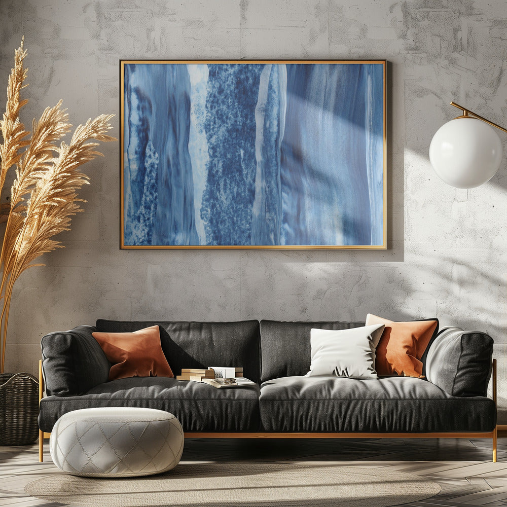 Blue Cascade Veils | Canvas
