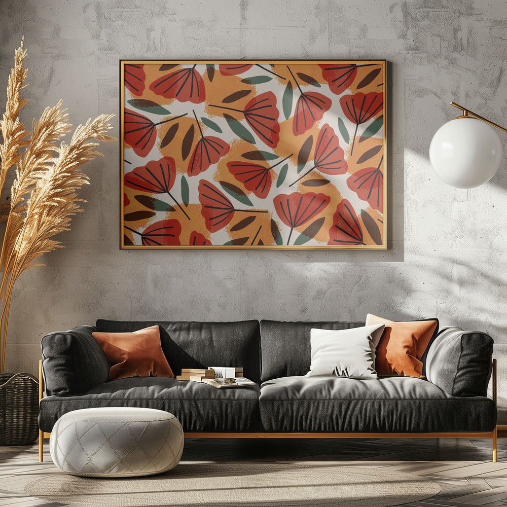 Autumn Leaves Dance | Canvas
