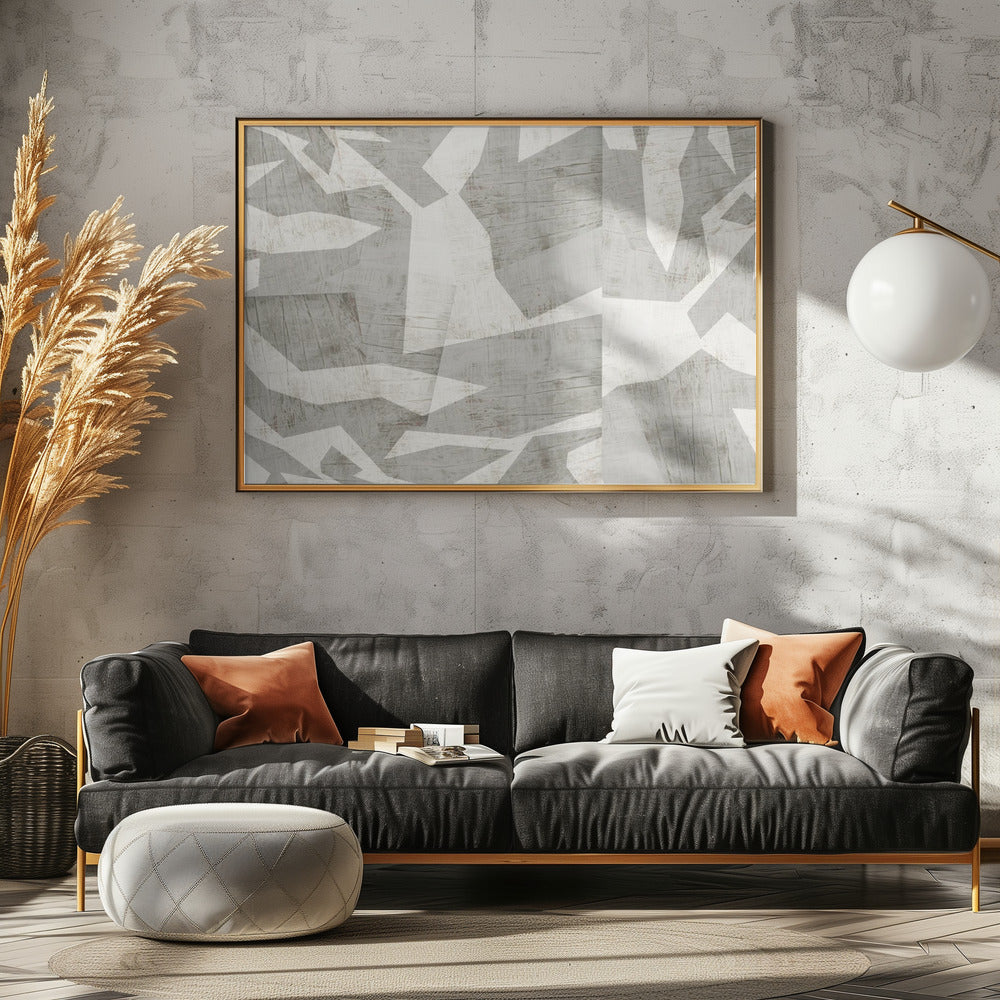 Geometric Patterns With A Textured | Poster
