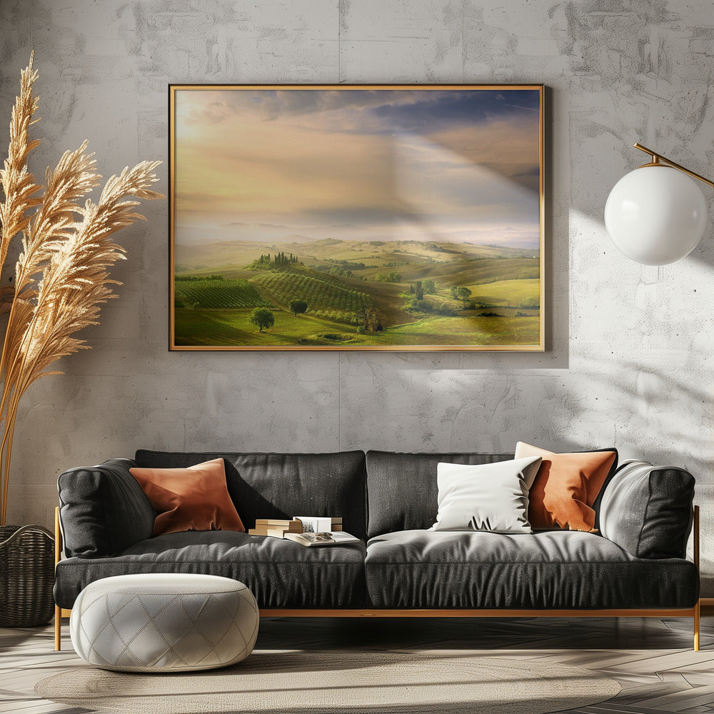 Podere Belvedere's Sunrise | Canvas