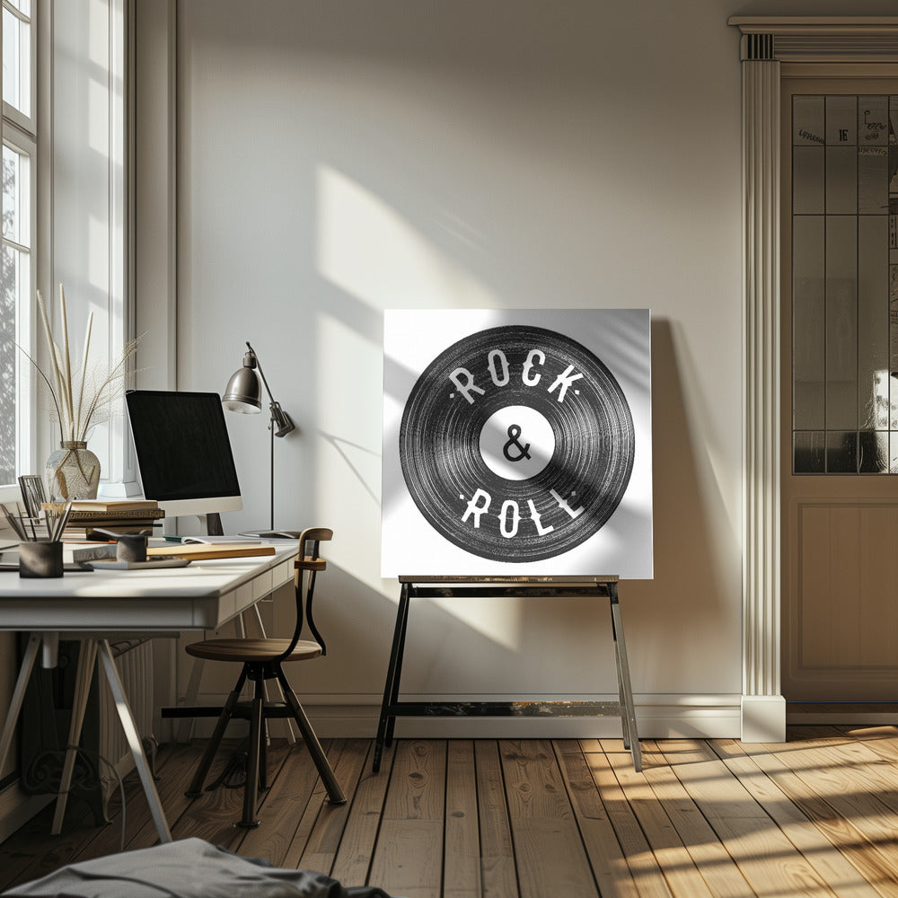 Rock Roll Print | Canvas