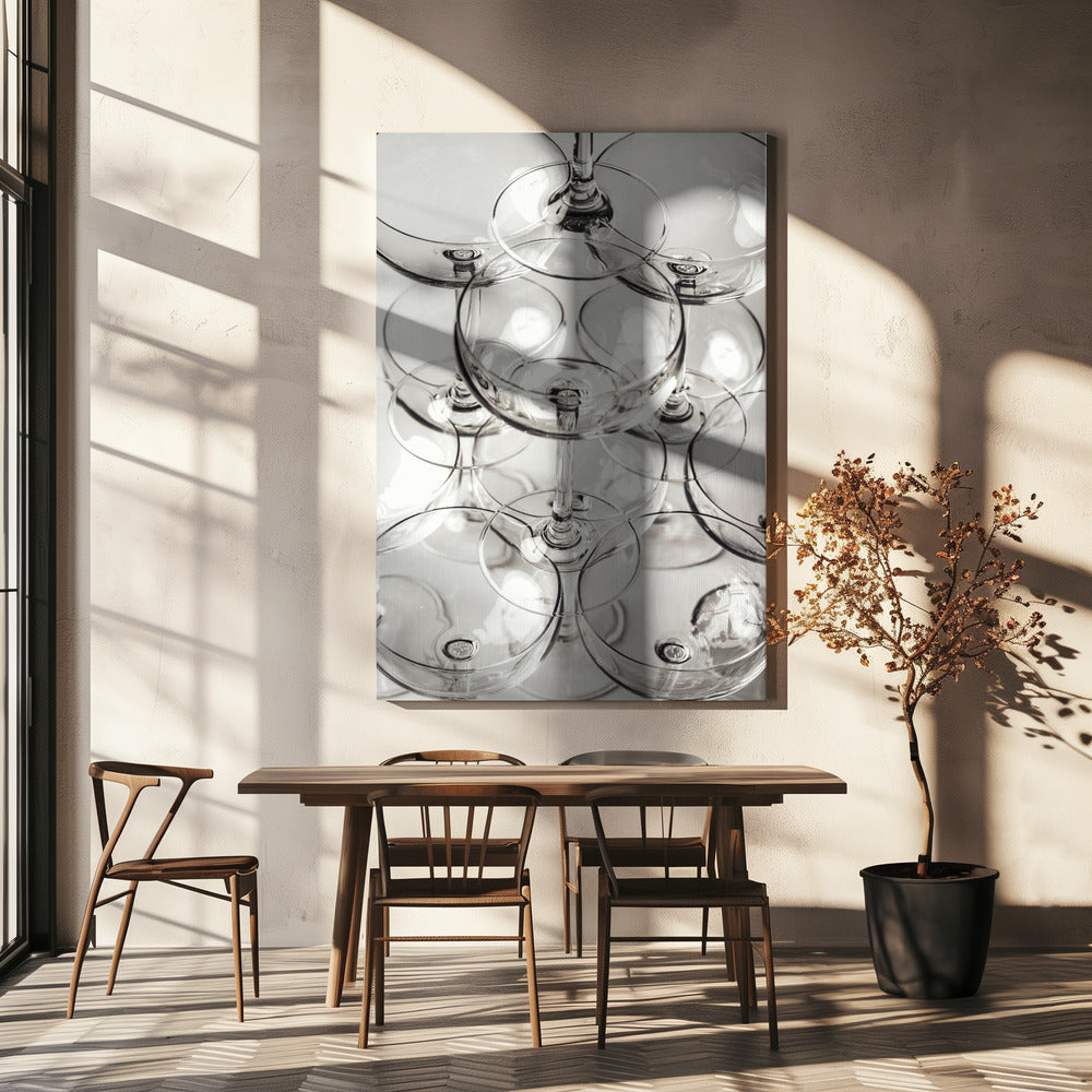 Champagne tower_7 | Canvas