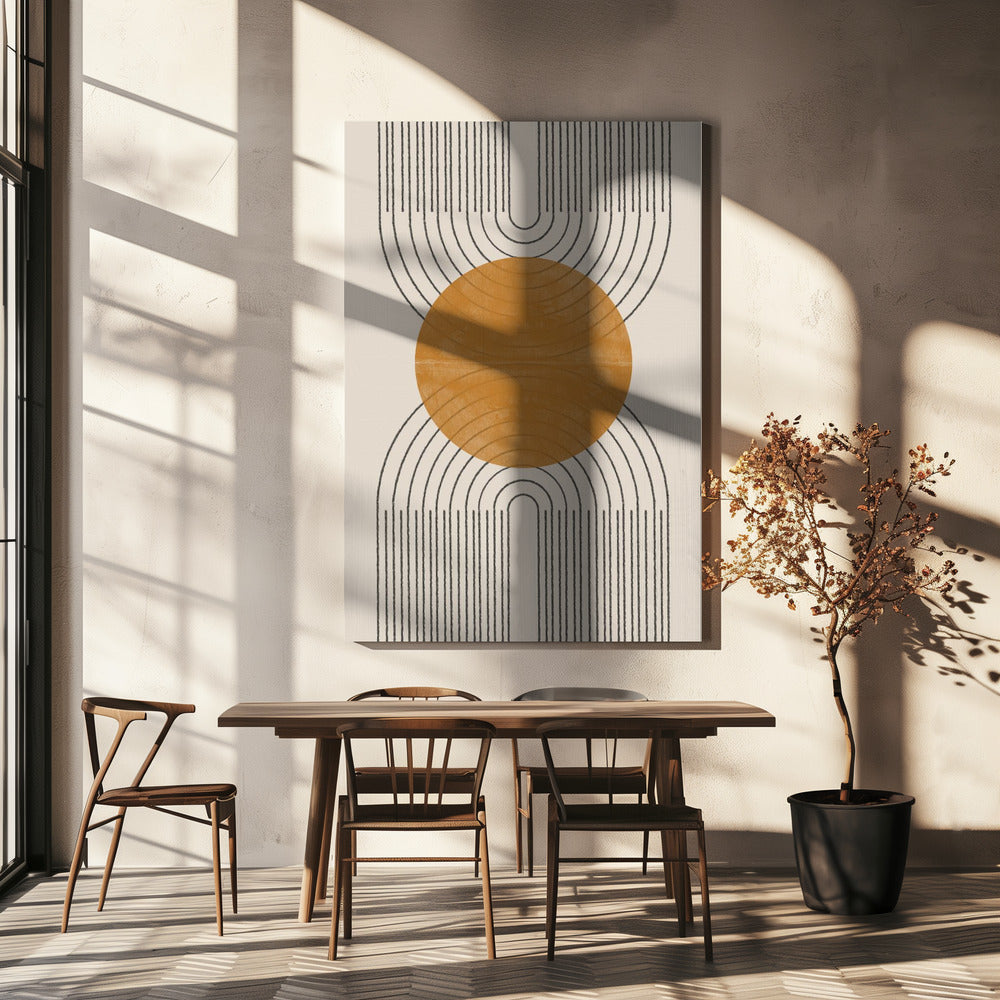 Retro Symmetry Flow | Canvas