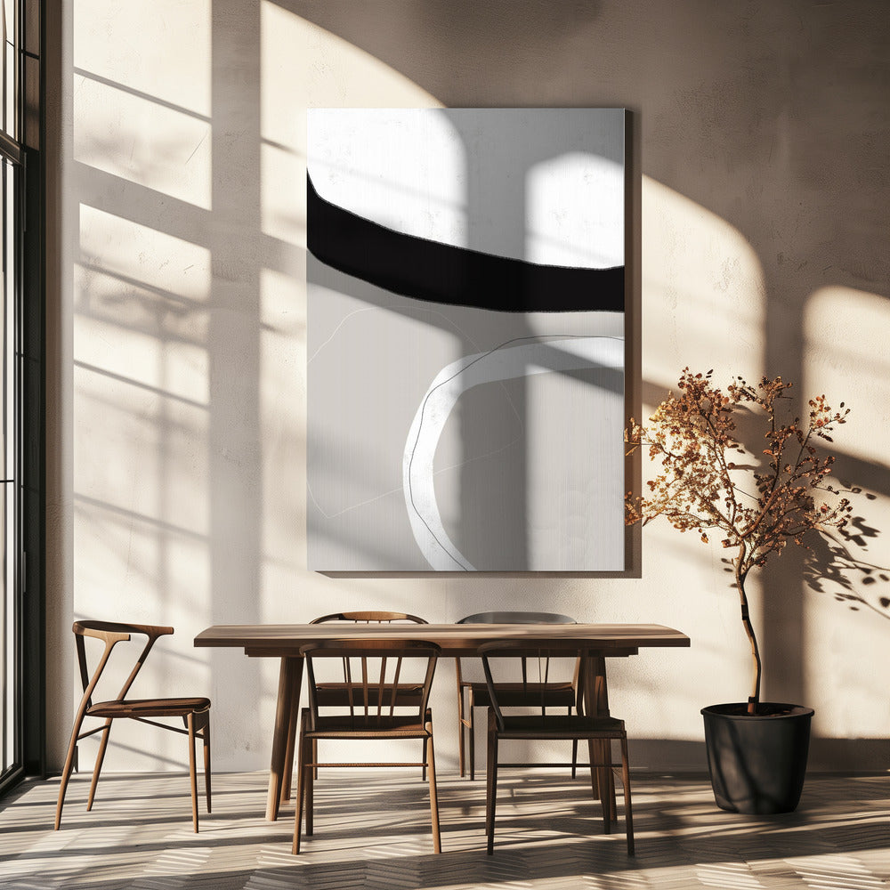 Black And White Shapes | Canvas