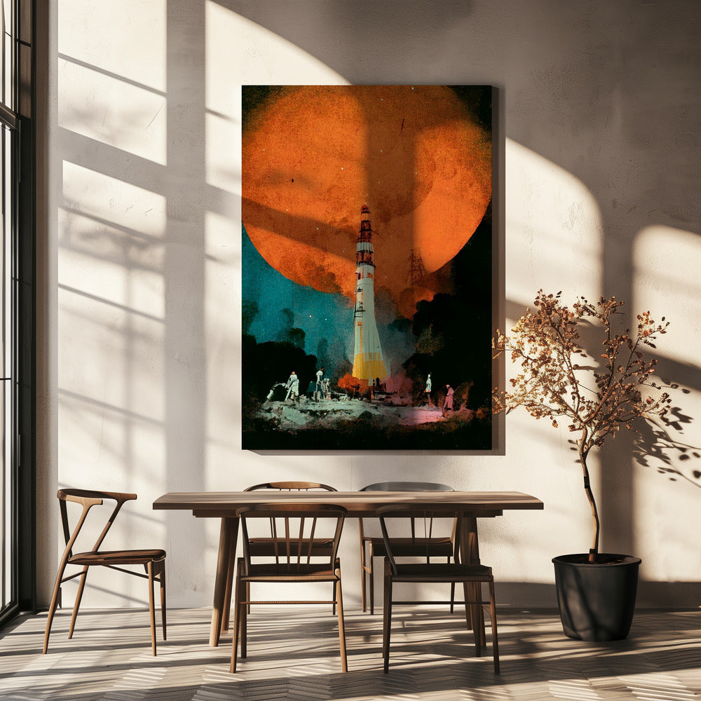 Lunar Launch | Canvas