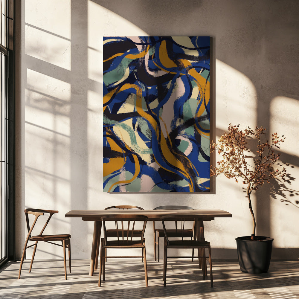 Vibrant Currents | Canvas