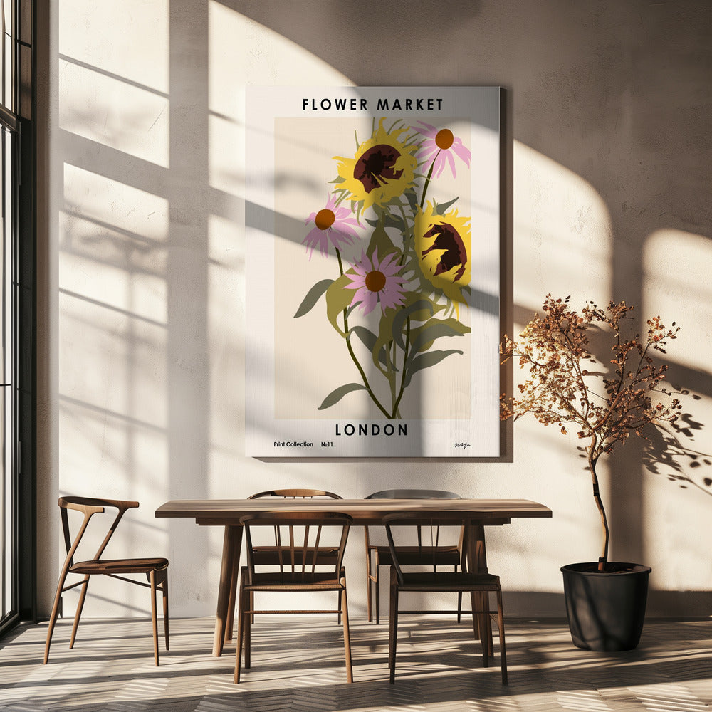 Flower Market. London | Canvas