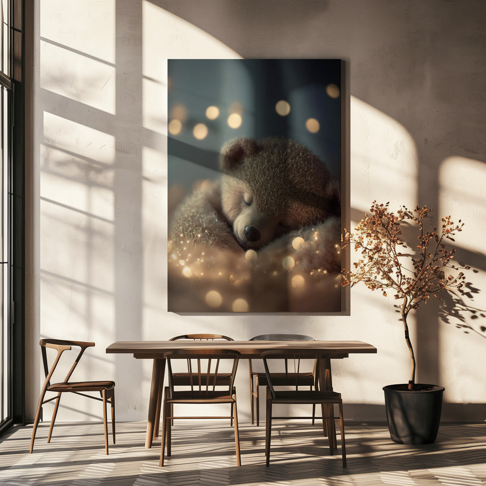 Dreamy Bear Snooze | Canvas
