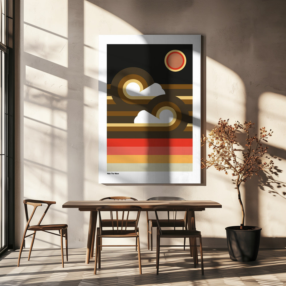 Ride The Wave Sunset | Canvas