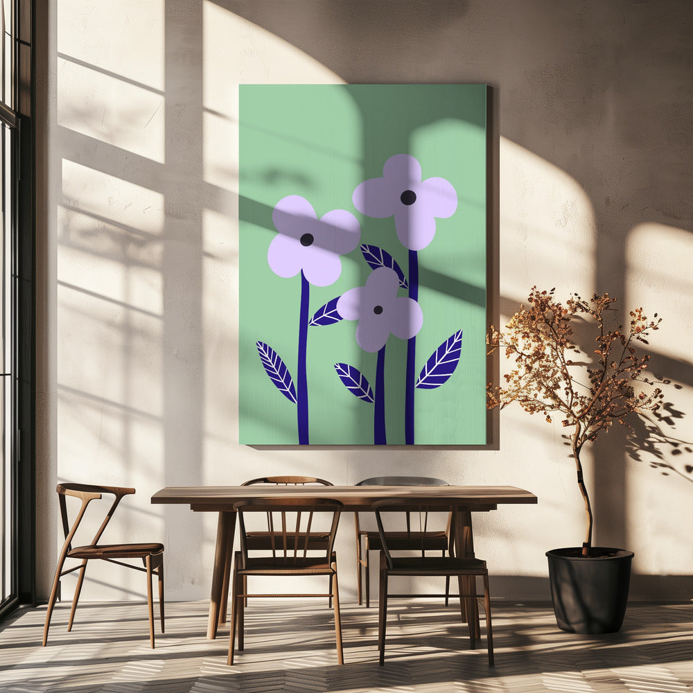 Violet Blossoms | Canvas
