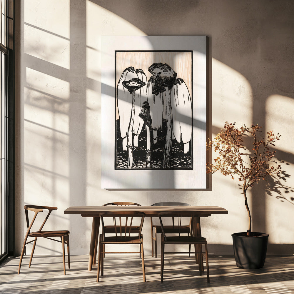 Ink Mushrooms (1915) | Canvas