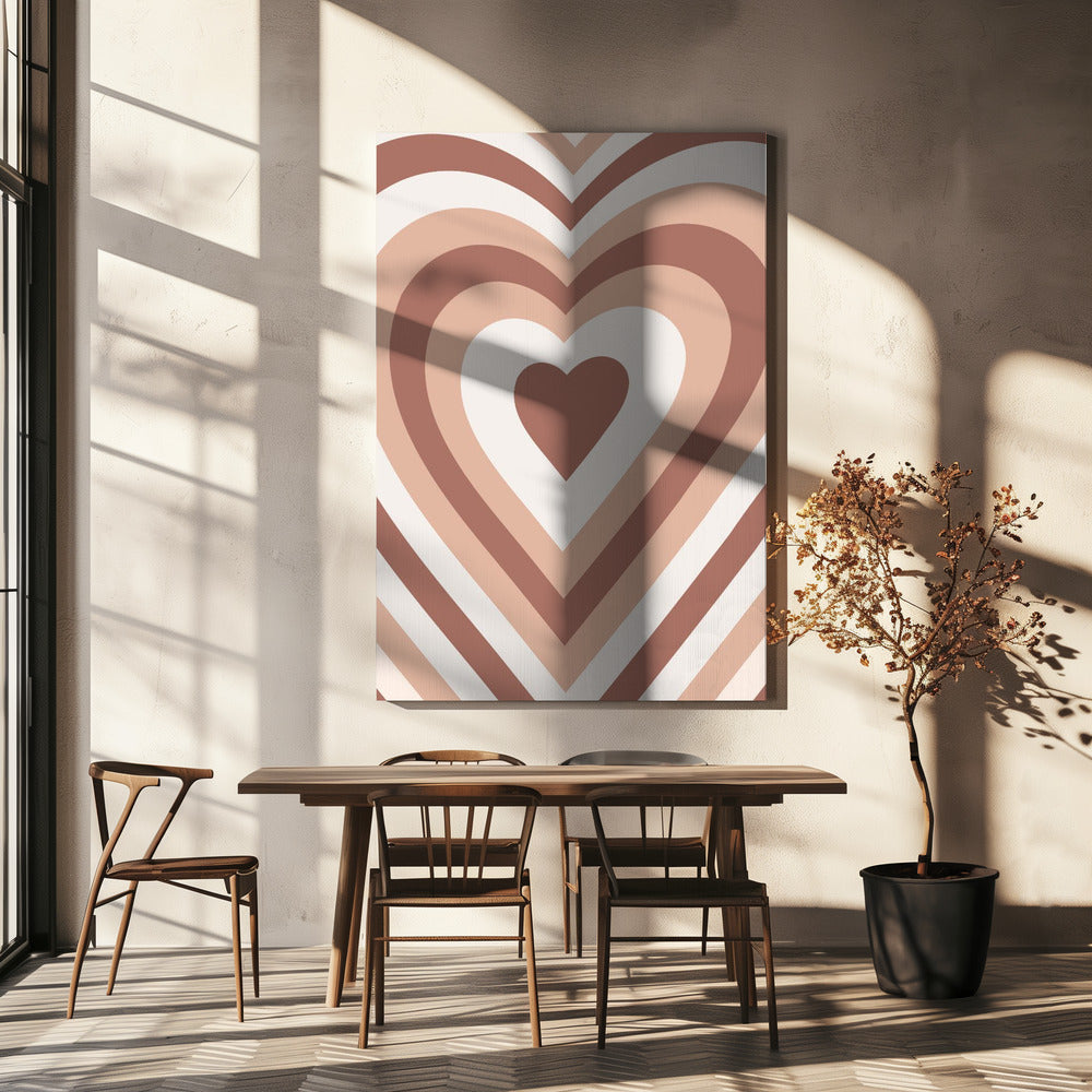 Hearts Radiate | Canvas