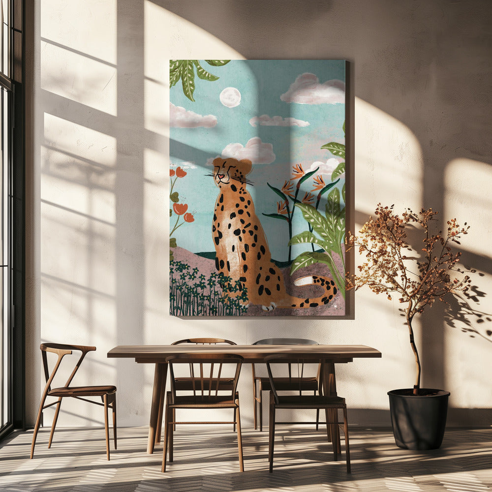 Leopard In Jungle  Erum Khalili.png | Canvas