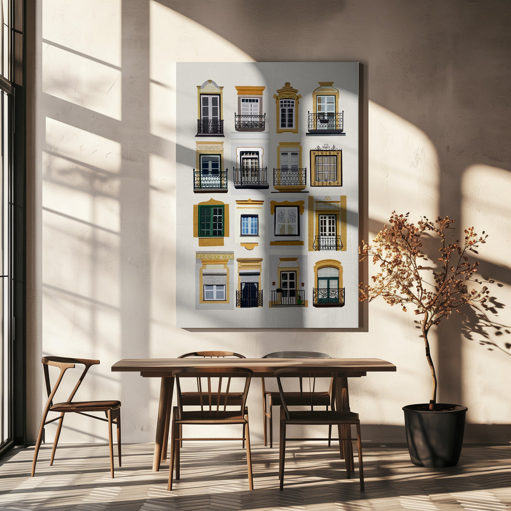 Windows of Lisbon | Canvas