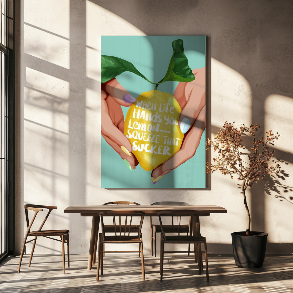 Squeeze That Lemon | Canvas