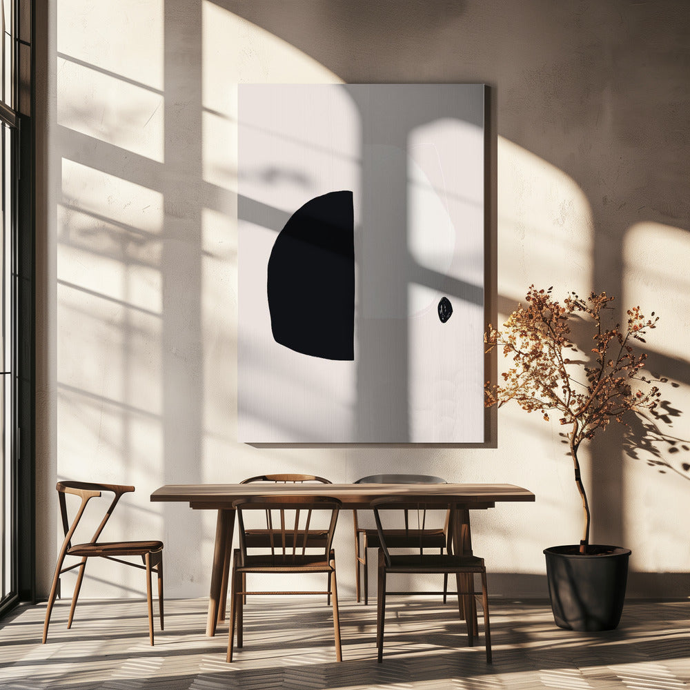 Black And White Geometric Shapes | Canvas