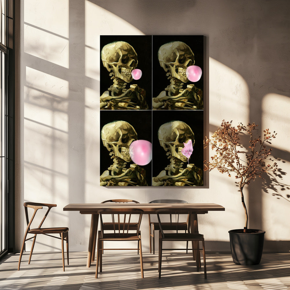 Skull Gum Explosion | Canvas