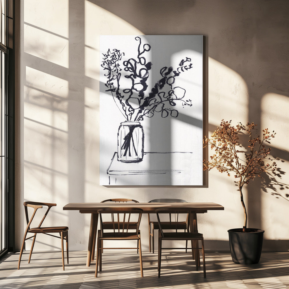 Black and White Still Life Small | Canvas