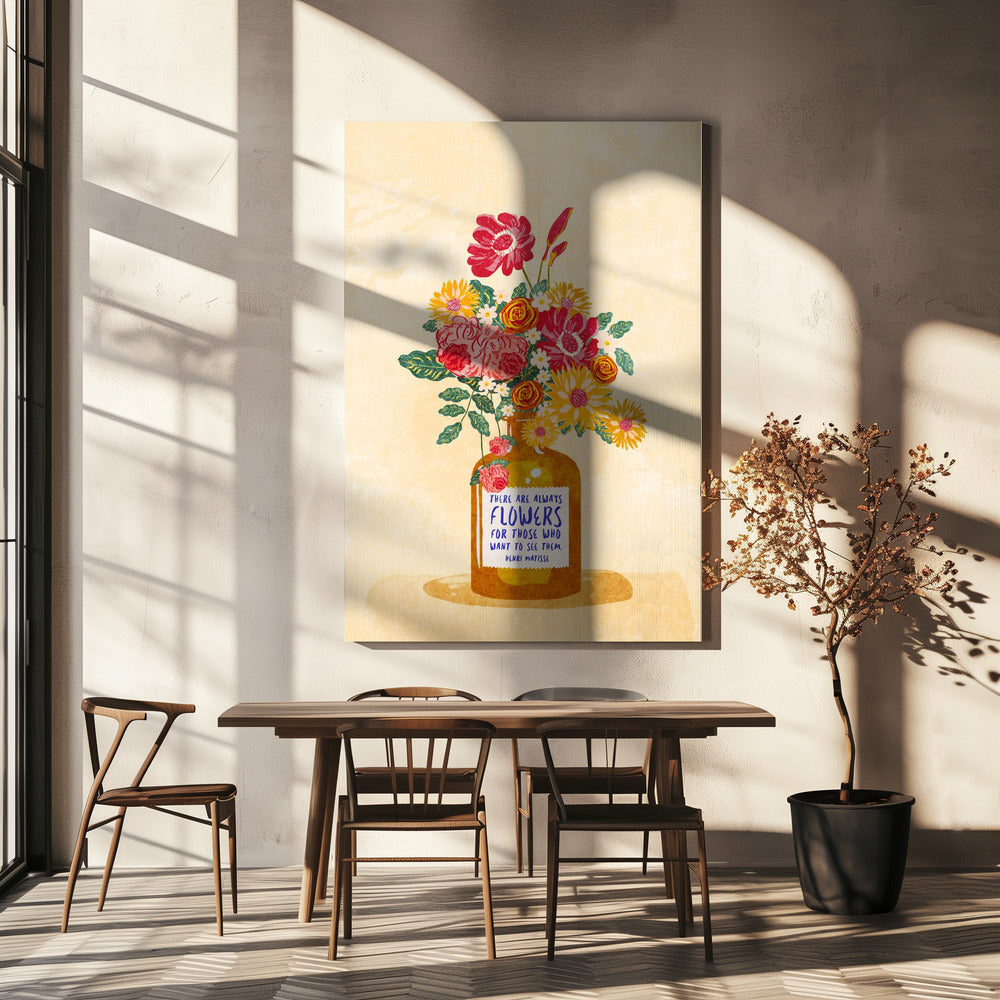 Always flowers | Canvas