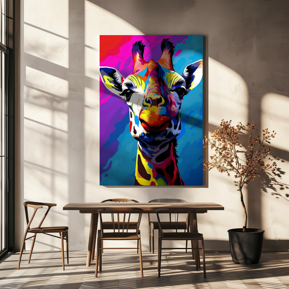 Giraffe Pop Art | Canvas