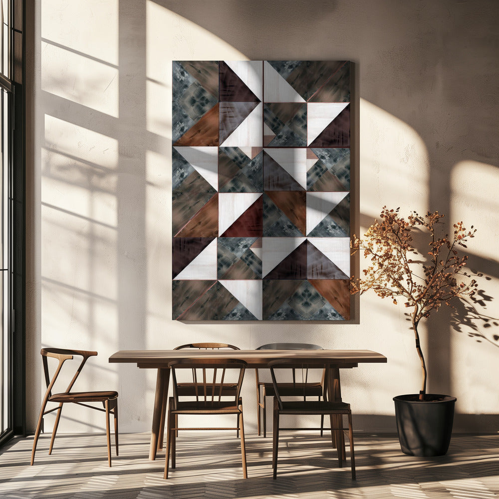 Sepia Inlay 1 | Canvas