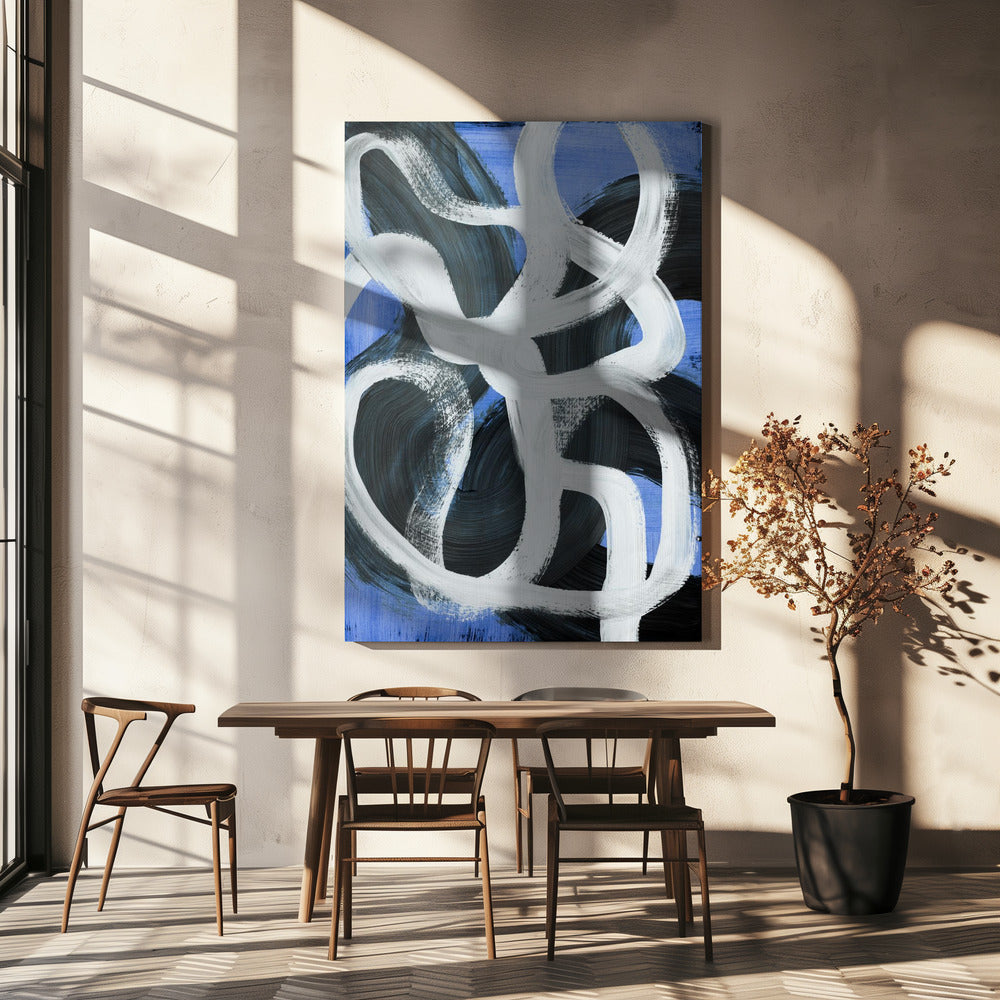 Abstract Brush Strokes 127 | Canvas