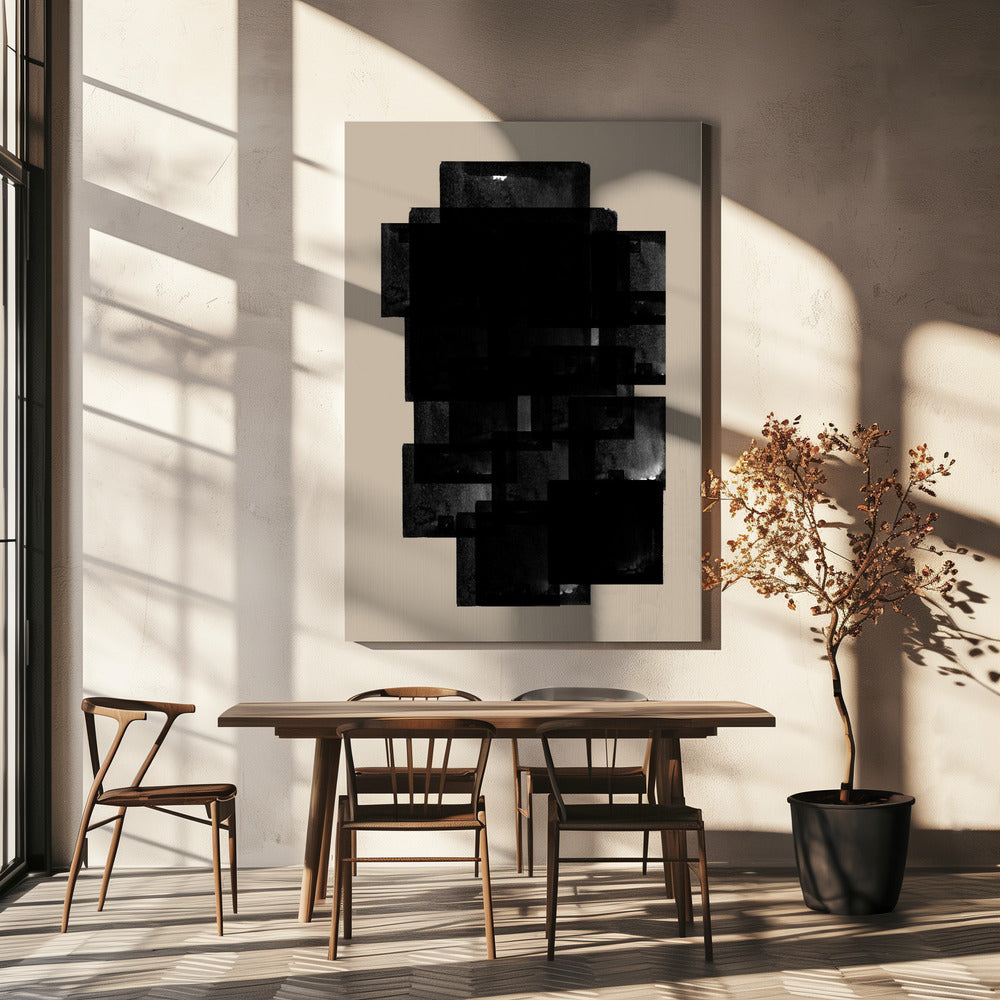 Shadowed Structure | Canvas